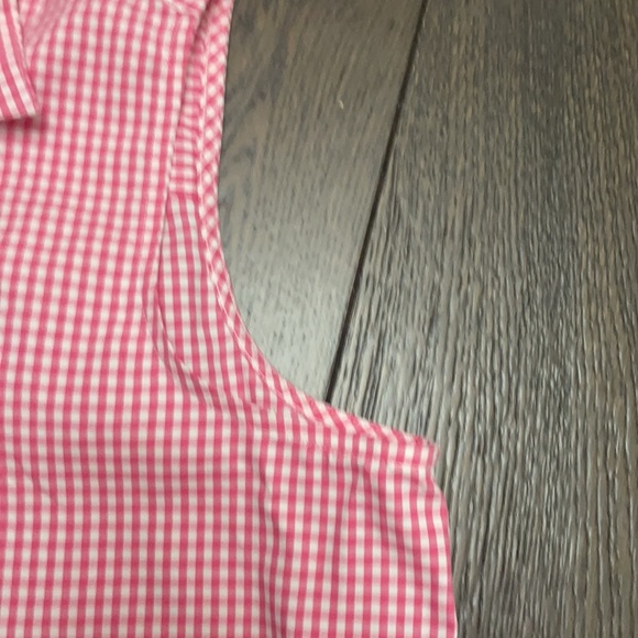 Checkered pin up style top Barbie pink style🌺⚜️ - Picture 5 of 8